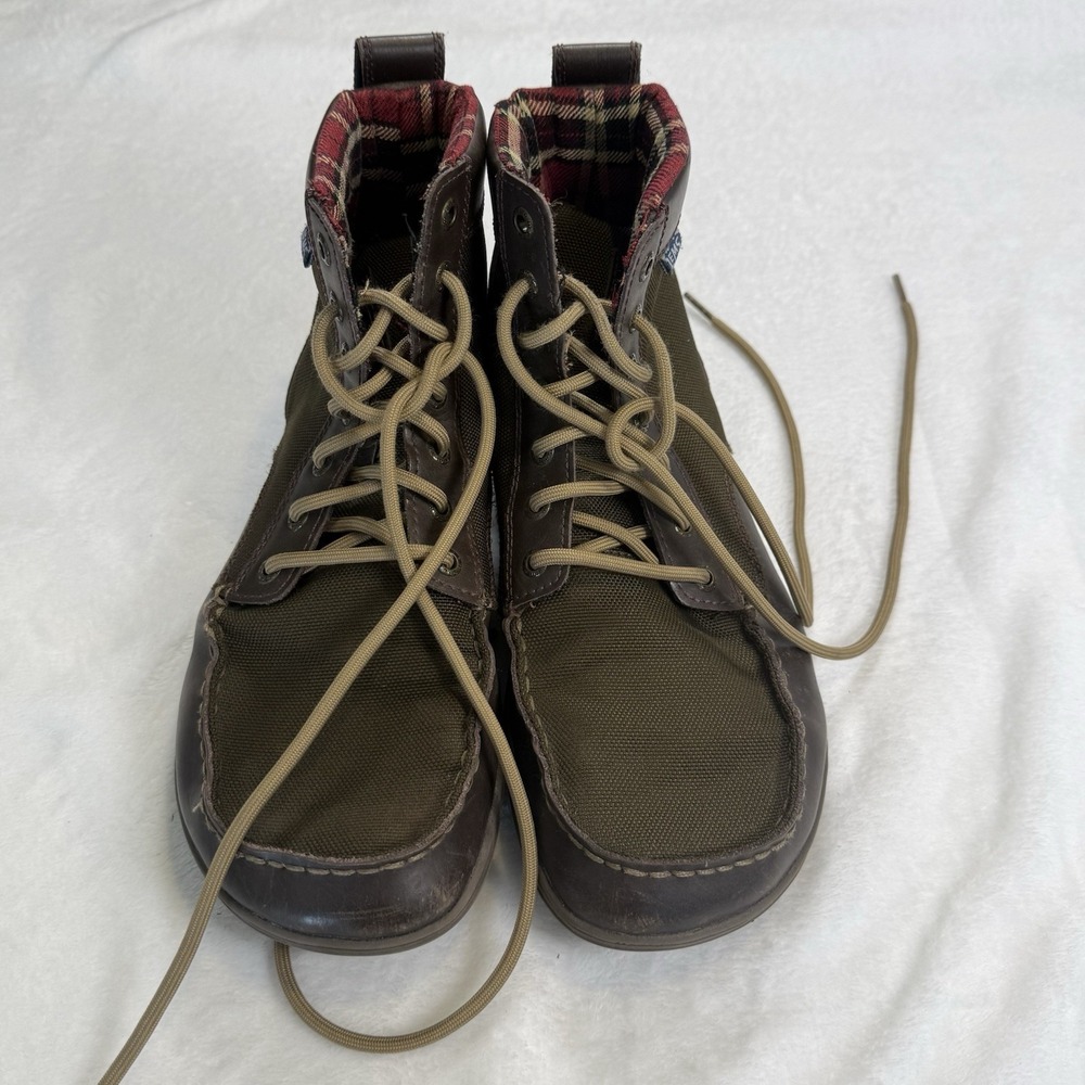 LEMS Boulder Boot Timber Mens 10 Womens 11.5 Zero Drop Barefoot Plaid LM190106